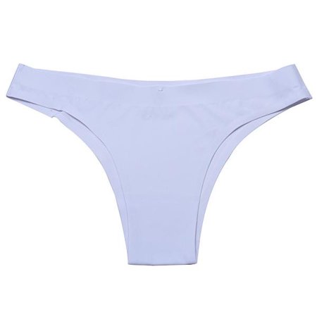 - Women Invisible Underwear Thong Cotton Spandex Gas Seamless Crotch WH S