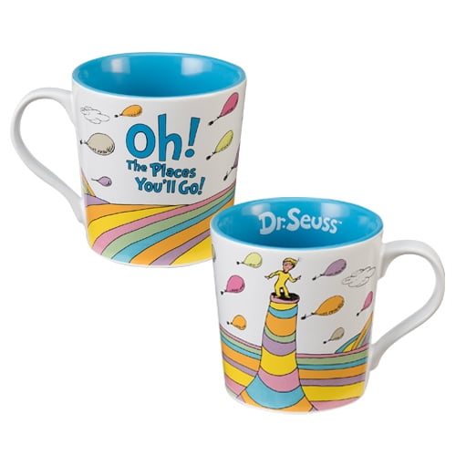 Dr Seuss Oh The Places You Ll Go White Coffee Mug