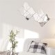 thumbnail image 5 of Teissuly 6 Pcs Wavy Mirror Wall Stickers Full Length Mirror Home Decor Acrylic Mirror Plastic Sheet for Home Living Room Bedroom Sofa TV Wall Decor Teissuly WER202310166504, 5 of 9