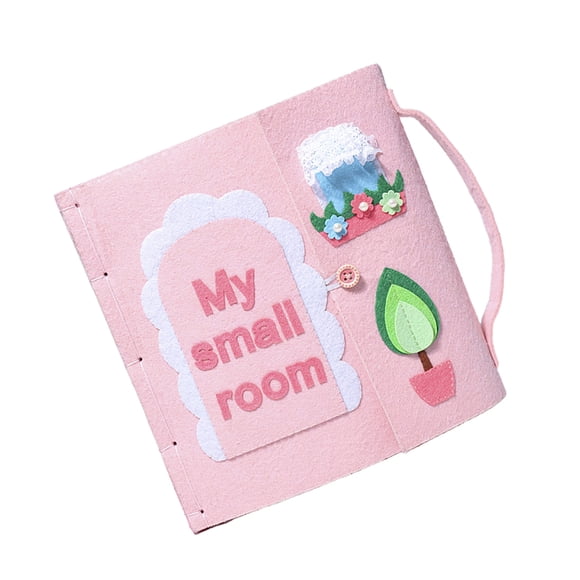 Juguetes Para Niños, Tela No Tejida, Educación Temprana, Libro Hecho A Mano, Herramienta De Enseñanza, Regalo Dulce, Accesorio De Práctica Lógica, Libros Educativos Diy N. ° 2 Minnieouse FN008296-02