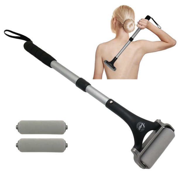 EASACE Long handle Lotion Applicator with Adjustable Roller for Back
