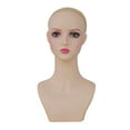 thumbnail image 5 of Dualoai Female Mannequin Head Display Prop Wig Display Model for Shopping Mall Salon Style D, 5 of 9
