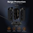 thumbnail image 3 of Protector contra sobretensiones Power Strip Tower TESSAN, 11 salidas, 3 USB, 3 of 7