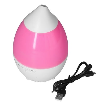 

2024 Air Humidifier Switch Lights Arbitrarily Wireless Connection USB Charging Cool Mist Humidifier for Home Office DeskPink
