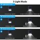 thumbnail image 5 of Lámpara solar para exterior, luz solar LED con sensor de movimiento, para decoración de paredes de jardín, iluminación solar inalámbrica, resistente al agua IP65, 5 piezas, 5 of 5