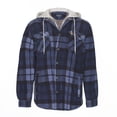 thumbnail image 1 of Smith's Workwear Sherpa-Lined Hooded Micro-Fleece Shirt-Jacket, 1 of 3