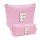 thumbnail image 1 of For Girls | Initial Makeup Bag Cosmetic Bag Travel Toiletry Bag Girlfriend Teacher Girl Teen Girl Trendy, 1 of 2