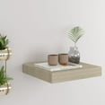 thumbnail image 1 of vidaXL Floating Wall Shelf Oak 23x23.5x3.8 cm MDF, 1 of 4