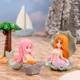 thumbnail image 2 of Mini linda concha de sirena, estatua pequeña, cola de ballena, delfín, modelo de castillo, adorno, artesanía, animales del océano para bebé, juguete de baño, regalos para niños, 2 of 5