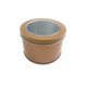 thumbnail image 2 of Exquisita caja de hierro para pastel de mousse esmerilado redondo, caja de hierro para postres, caja transparente para ventana, caja de hierro para velas, 2 of 6