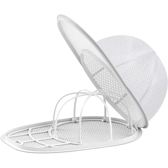Hat Washer Cage Hat Cleaner for Baseball Caps Fit for Adults and Kids Hats, White