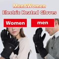 thumbnail image 4 of Guantes calefactables, guantes calefactables eléctricos para hombres y mujeres, guantes térmicos con 3 configuraciones de calor, guantes de invierno calefactables para ciclismo, motociclismo, esquí,, 4 of 5
