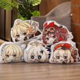 thumbnail image 2 of Juego Genshin Impact Anime Plushie Pillow Cojín de doble expresión Paimon Amber Lumine Keqing Klee Barbara Juguete de peluche de dibujos animados kaili Sencillez, 2 of 4