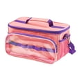 thumbnail image 1 of Case de transporte portátil, bolsa de audio de reproductor Viaje de viaje al aire libre con correa para el hombro y mango para auriculares, 1 of 9