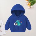 thumbnail image 2 of KPOPLK Boys Graphic Hoodies Fall Casual Long Sleeve Cool Clothes for 1t 2t 3t 4t Winter Toddler Kids Pullover Fashion Sweatshirt Blue Size 18-24 Months, 2 of 7