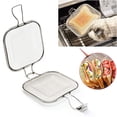 thumbnail image 1 of ruzhgo Stainless Steel Baking Rack Bread Sandwich Grilling Net Cooling Rack for Home Baking Tools, 1 of 6