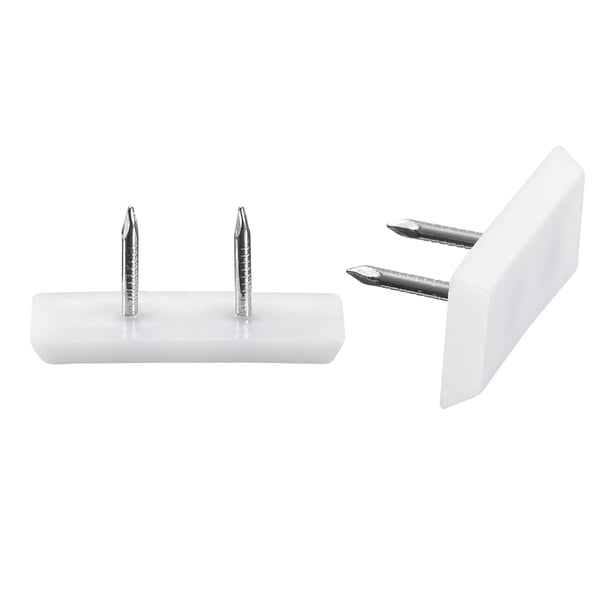 Clavo para patas de muebles, almohadilla protectora cuadrada para patas de sillas y mesas 31mm x 12mm plástico 80pcs