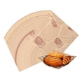 thumbnail image 1 of Uxcell 100Pcs Hojas de Papel encerado, 7.1 x 7.1 Pulgadas Papel para envolver sándwiches for Food Basket Liners para hamburguesas, pan, fiesta, feria, al aire libre, picnic, Marrón (periódico), 1 of 7