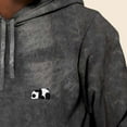 thumbnail image 5 of Dalix Panda Embroidered Fleece Hoodie Mineral Wash Long Sleeve Sweatshirt Mens in Gray 2XL XX-Large, 5 of 5
