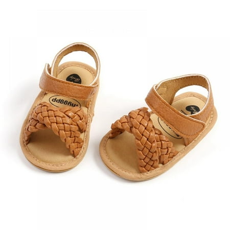 

Uccdo Baby Girls Anti-Slip PU Leather Flat Sandals Kids Shoes Slippers 0-18 Months