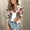 Red, variant on Fengqque Womens Ladies Casual O Neck Retro Floral Zipper Up Jacket Casual Coat Outwear