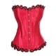 thumbnail image 4 of Corsé de corte para mujer, pluma, terciopelo, lazo navideño, moldeador de cuerpo, ropa moldeadora Fridja nalpqowj25086, 4 of 6