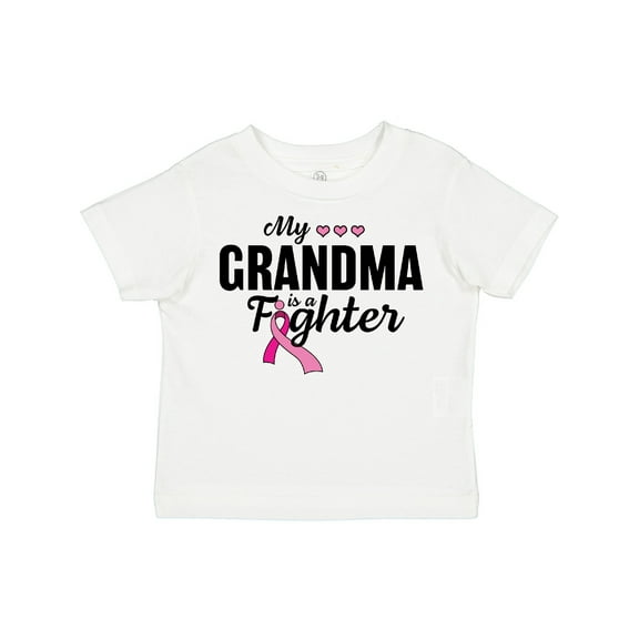 Inktastic Breast Cancer Awareness My Grandma is a Fighter Boys or Girls Toddler T-Shirt