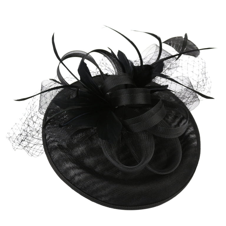 Elegant Black Lace Fascinator Headpiece for Women s-l400.jpg main image 4