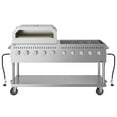 thumbnail image 5 of 72 in. Commercial Outdoor Propane Gas Grill with 36 in. Pizza Oven in Stainless-Steel (CGKIT7-P36), 5 of 13