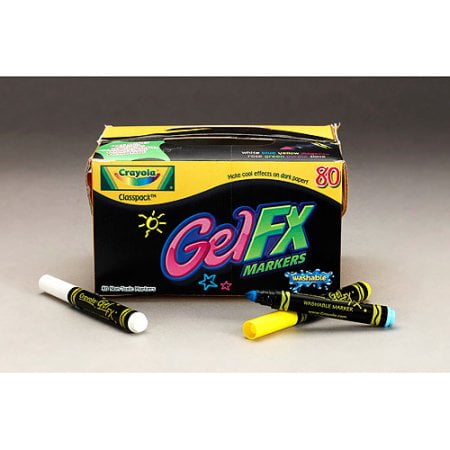 Crayola Washable Gel FX Markers Classpack, 80-Count - Walmart.com