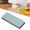thumbnail image 4 of Knife Sharpening Stone, Iron Free Abrasive Multifunctional Home Whetstone With Non Slip Base For Straight Shaving Blade Green Silicon Carbide 320 Grit,Boron Carbide 800 Grit,Topaz, 4 of 8