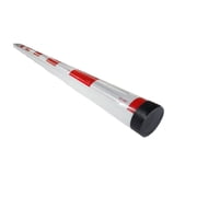LiftMaster Parking Barrier Arm, 12 Ft, Aluminum Round, 2-Piece, DOT-C2 Reflective Safety Tape