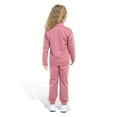 thumbnail image 2 of Baby & Toddler Girl adidas Essential Zip-Up Jacket & Pants Set Color: Black Size: 3T, 2 of 4