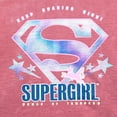 thumbnail image 4 of DC Comics Justice League Big Girls' Cropped 2-Piece T-Shirt and Skort Set Supergirl Pink Wash, 4 of 7