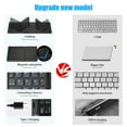 thumbnail image 7 of Mini Portable Folding Keyboard Thin Wireless BT Number Keypad for Mac Windows Laptop Tablet Light-Handy Bluetooth-compatible (Gray-English), 7 of 7