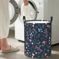 thumbnail image 6 of Uemuo Colorful Flowers Pattern Circular Laundry Hamper Basket with handles,Collapsible laundry basket,Large capacity laundry hamper,Laundry Organizer-Small, 6 of 8