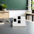 thumbnail image 5 of Soporte para teléfono celular para aula con 24 ranuras: organizador de escritorio para celular, caja de almacenamiento para dispositivos móviles, calculadora y gestión para la oficina escolar., 5 of 5