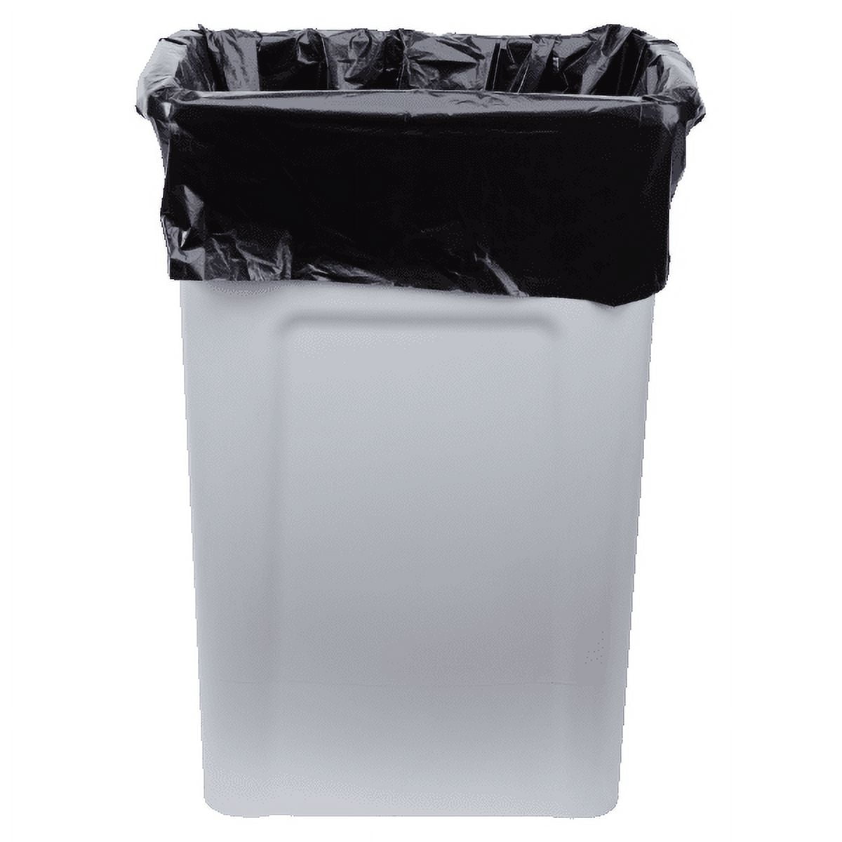 Karat 55-60 Gallon Black Heavy Duty Trash Bags, 1.2 Mil Garbage Can Liners, 38" x 58", 100 Count