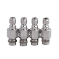 thumbnail image 1 of Kit de Buse de Nettoyeur Haute Pression Support à Embout 4 Voies Connexion Rapide 1/4 Pouce Lavage Doux, 1 of 10