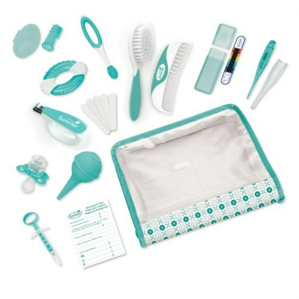 summer complete nursery care kit, teal/white