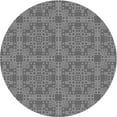 thumbnail image 1 of Ahgly Company Indoor Square Patterned Gray Dolphin Gray Area Rugs, 3' Square, 1 of 6