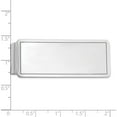 thumbnail image 2 of Sterling Silver Rhodium-Plated Money Clip (52 X 20) Made In United States qq40, 2 of 5