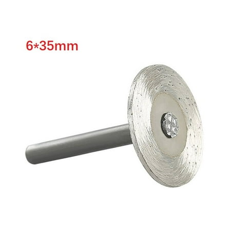 

1pc Circular Saw Blade 6mm Shank 15/20/25/30/35/40mm Cutting Disc With Mandrel For Wood Metal Stone Rotary Tool Power Grinder