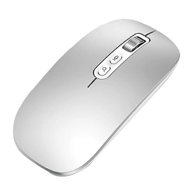 M108 AI Smart Voice Mouse 10m Wireless Rechargeable 5-Key Mouse for Windows Mac - Grey