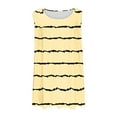 thumbnail image 5 of AherBiu Plus Size Tank Tops for Women Striped Crewneck Sleeveless Summer Casual Loose Tunic Top Tees Shirts, 5 of 6