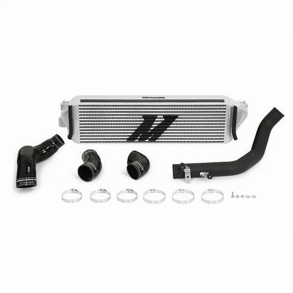 Mishimoto MMINT-CTR-17KSLWBK Performance Intercooler Kit Compatible With Honda Civic Type R 2017-2021 Silver