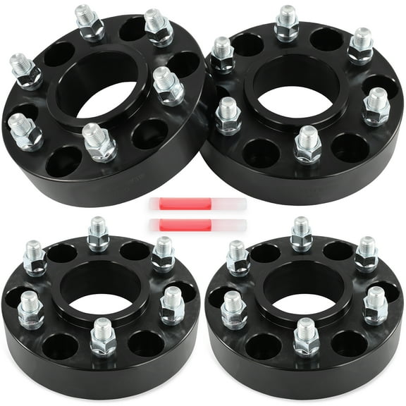 SCITOO 4Pcs Wheel Adapters 1.5" 6x5.5 to 6x135 Bore Hub bore: 78.1mm. Hub centric: 87.1mm Studs 14x1.5 6Lug Wheel Spacers Adapters Fit for for Chevrolet Tahoe for Chevrolet Avalanche