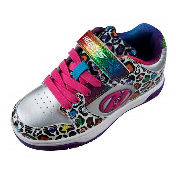HEELYS Girl s Cosmical X2 Little Kid Big Kid Adult Silver Purple