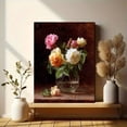 thumbnail image 6 of Vintage Rose Bouquet Canvas Print Wall Art for Living Room Bedroom Office Hotel Study, 6 of 8
