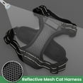 thumbnail image 7 of Cat Harness and Leash Set- Escape Proof Reflective Cat Vest Harness for Walking Training Travel Hiking Outdoor - Adjustable Soft Mesh Breathable Pet Harness Comfort fit Cats, 7 of 7